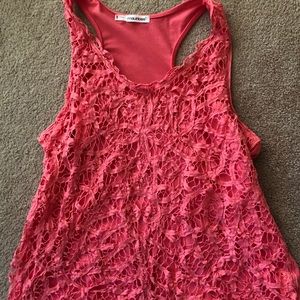 3x pink/coral layering tank top!